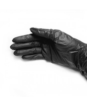Rękawiczki Nitrylowe Czarne XS